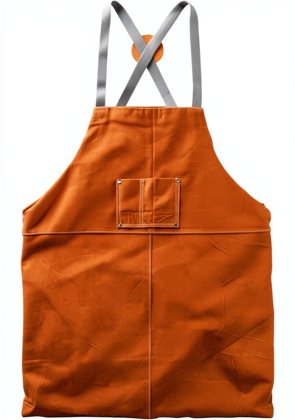 Leather Apron Houseables Welding Apron Heat Resistant 23 x 35 Inch-0