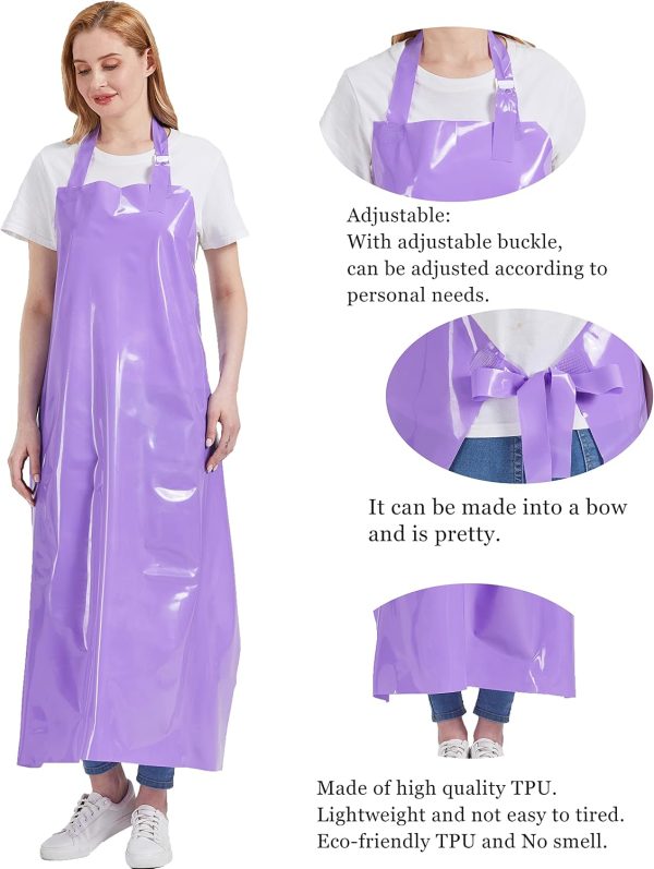 Nanxson TPU Waterproof Apron Lightweight Adjustable Buckle Unisex-3