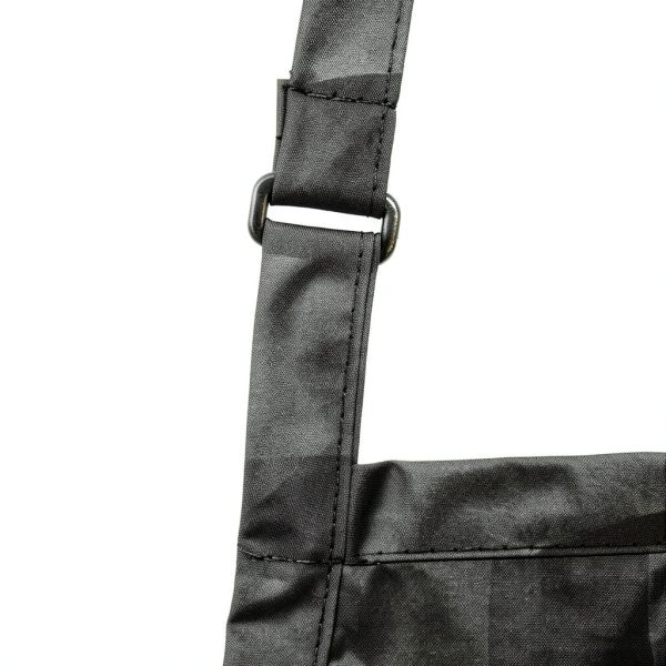 Bleachproof Apron by Betty Dain – Black Workwear with Zippered Pockets-2