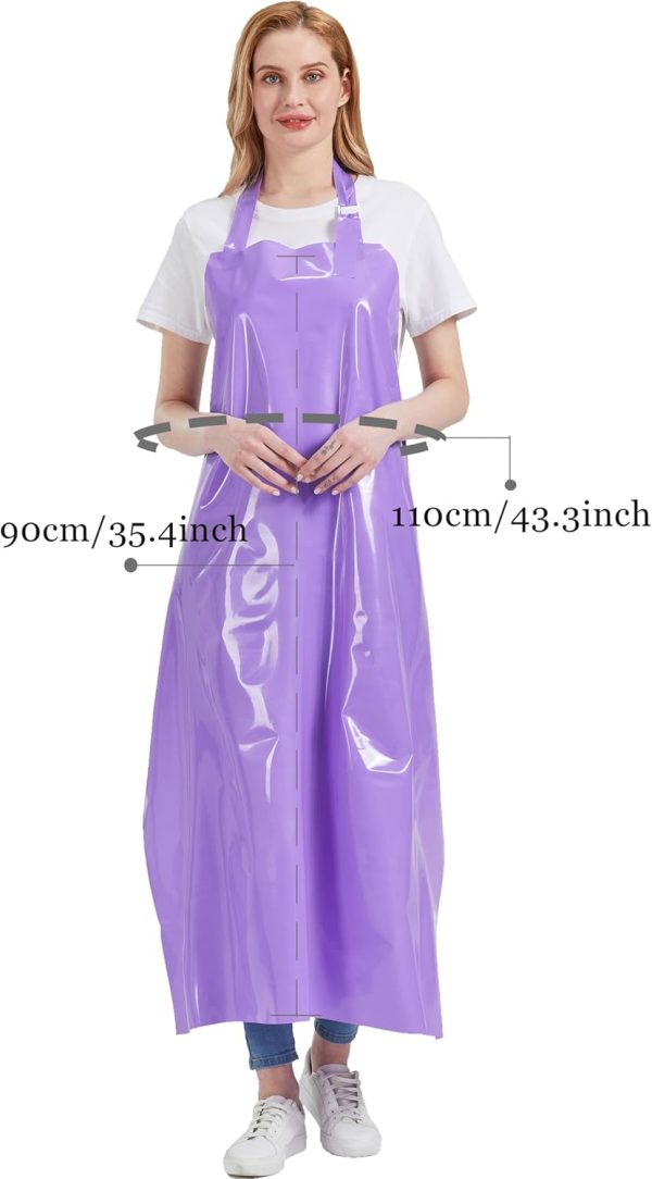 Nanxson TPU Waterproof Apron Lightweight Adjustable Buckle Unisex-4