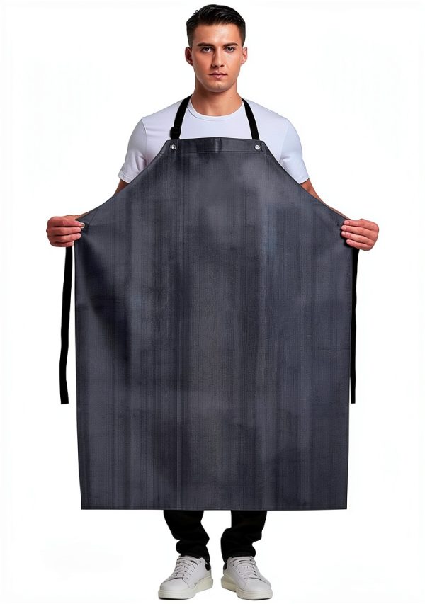 Rubber Waterproof Apron Butcher Heavy Duty -Oil Chemical Resistant Safety Aprons for Cleaning Fish, DishWashing-3