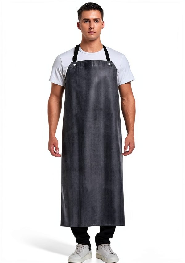 Rubber Waterproof Apron Butcher Heavy Duty -Oil Chemical Resistant Safety Aprons for Cleaning Fish, DishWashing-1