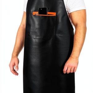 Waterproof Apron, Heavy Duty Extra Long Rubber Vinyl Apron with Pocket for Men, Adjustable Dishwasher Chemical Resistant Aprons for Dishwashing, Cooking, Butcher, Lab, Gardening-0