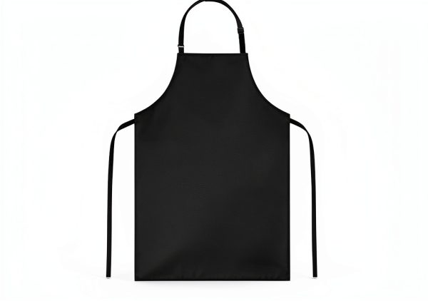 ChefPro 40 inch Waterproof Vinyl Apron Black Heavy Duty-2