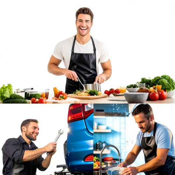 ChefPro 40 inch Waterproof Vinyl Apron Black Heavy Duty-5