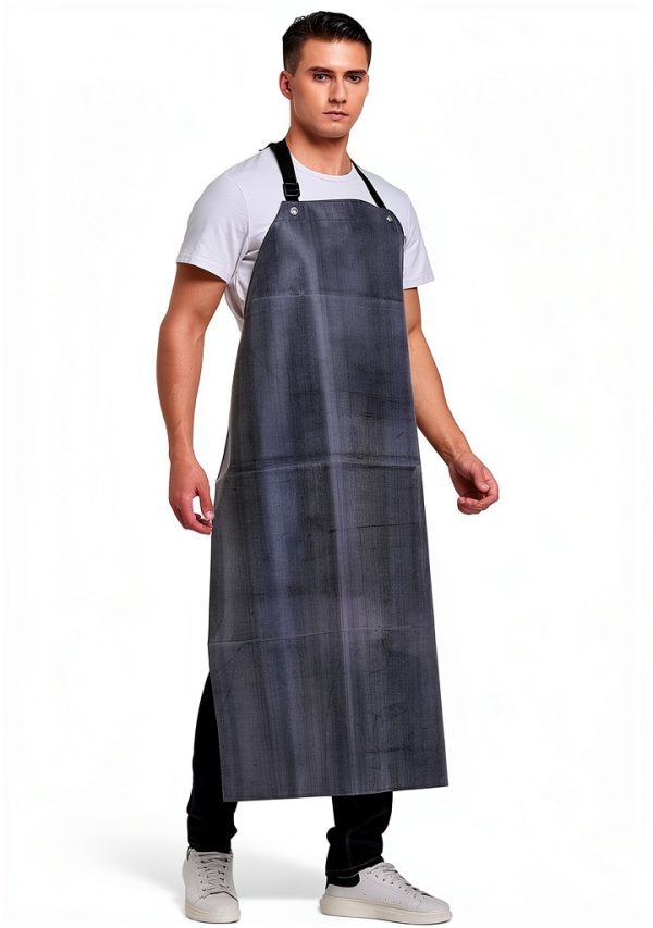 Rubber Waterproof Apron Butcher Heavy Duty -Oil Chemical Resistant Safety Aprons for Cleaning Fish, DishWashing-2
